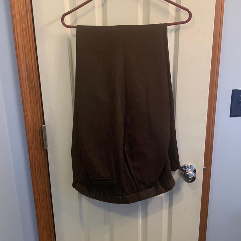 Men’s Puritan chocolate sexy slacks 38 X 30